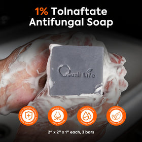 QualiLife used in shower on foot area to target athlete’s foot effectively