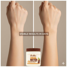 Queen Helene elbow before and after showing improved skin conditioning