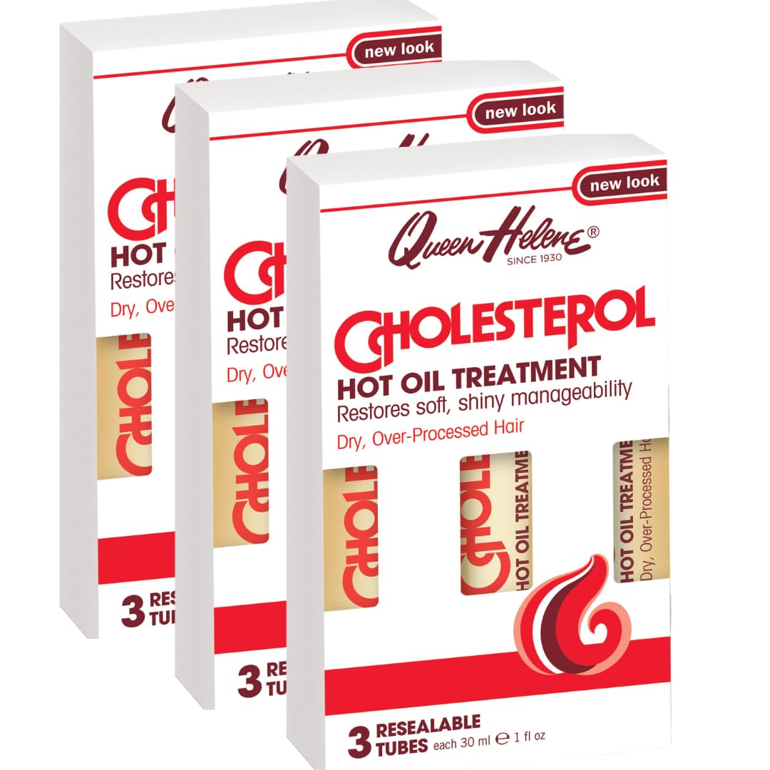 Queen Helene front packaging showing three 1oz tubes for easy salon-style treatments
