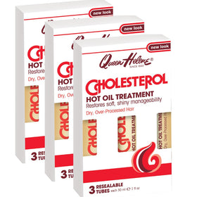 Queen Helene front packaging showing three 1oz tubes for easy salon-style treatments
