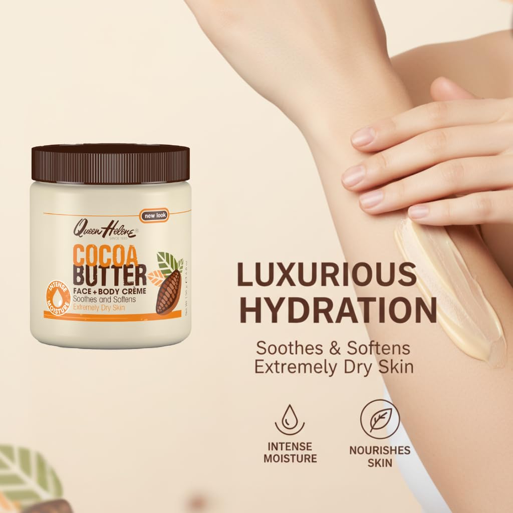 Queen Helene hand applying cream to show quick hydration benefit