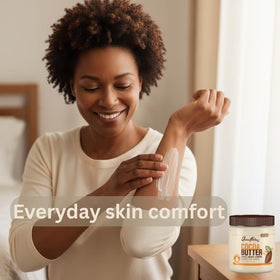 Queen Helene open jar showing creamy cocoa butter texture for moisturization