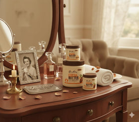 Queen Helene jar in travel bag showing portability and on-the-go care