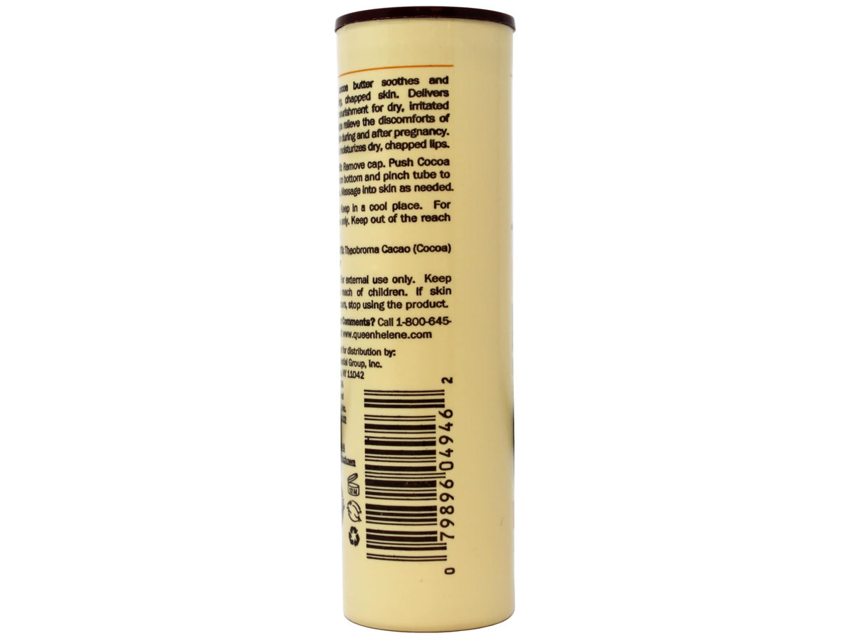 Queen Helene lip balm on lips texture shot showing smooth, protective finish