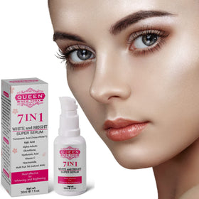 QUEEN NEW YORK front pipette bottle showing clean design and quick absorption benefit