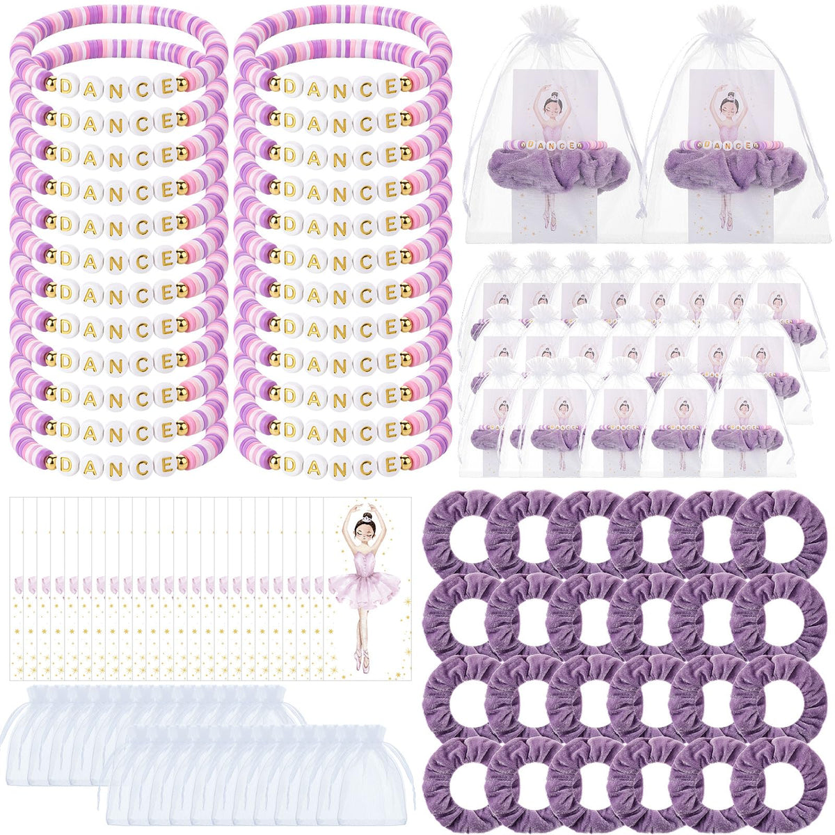 Quelay front packaging showing full 24-set favor kit and coordinated look