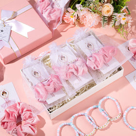Quelay organza bag presentation with contents visible enhancing gift-ready presentation