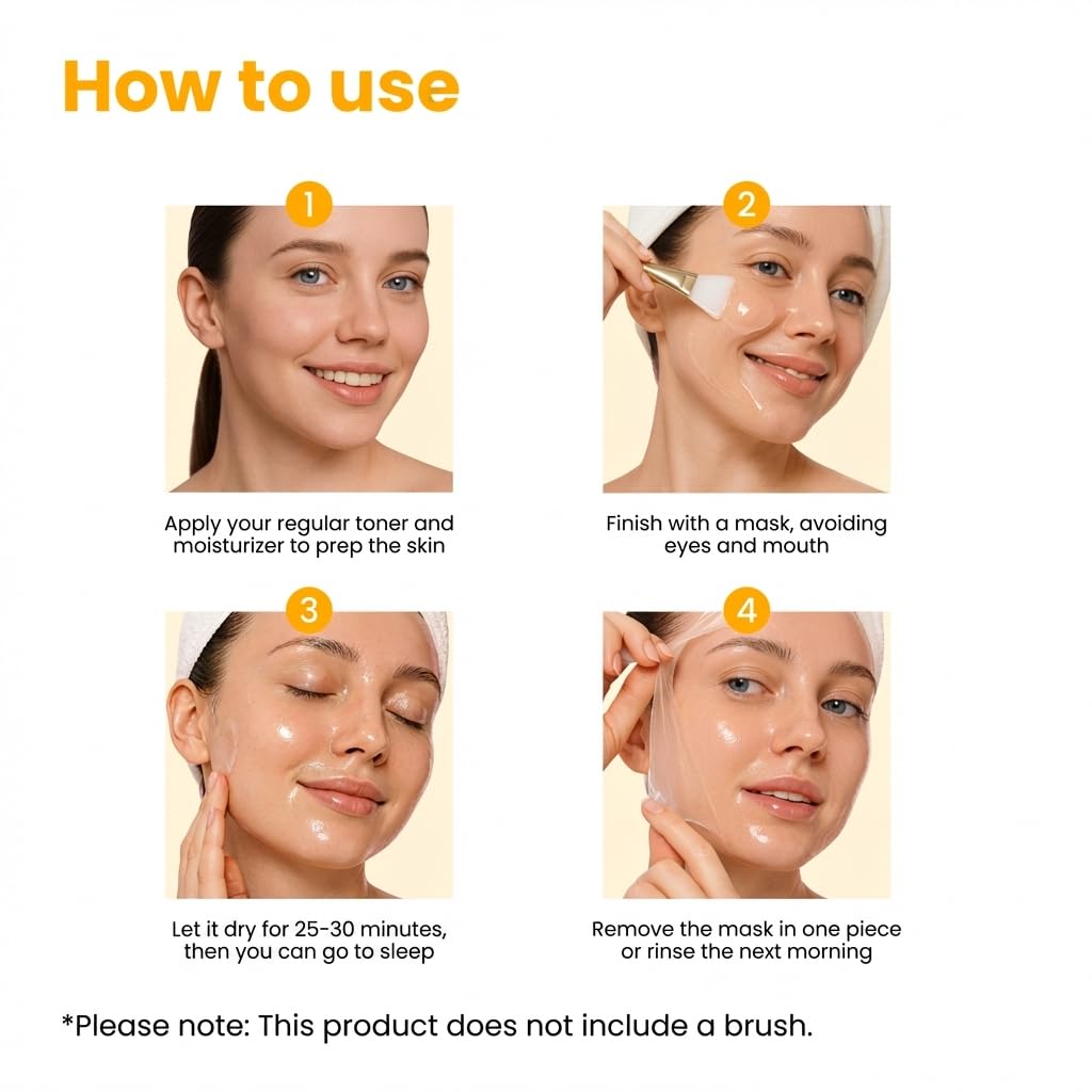 QUIA finger spreading mask on cheek illustrating easy application