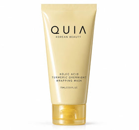 QUIA front packaging 75ml jar showing label and size benefit