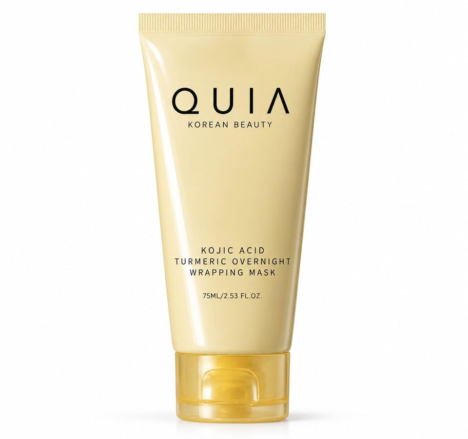 QUIA front packaging 75ml jar showing label and size benefit