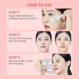 QUIA lifestyle image of mask used overnight in bedroom for real results