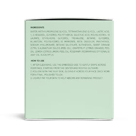 QUIA lifestyle shot on bathroom counter showing routine-ready, travel-friendly product