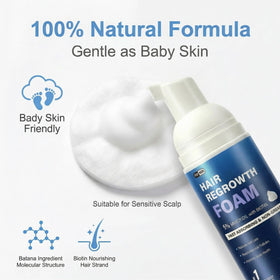 Quilom dry scalp after application showing no greasy residue