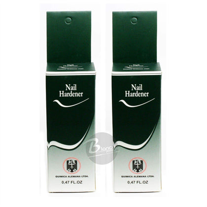 Química Alemana front packaging showing twin 0.47 fl oz bottles and label benefit