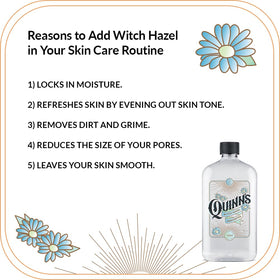 Quinn's toner on cotton pad demonstrating effective cleansing benefit