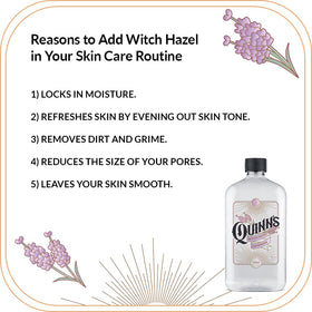 Quinn's applied with cotton pad demonstrating quick cleansing benefit