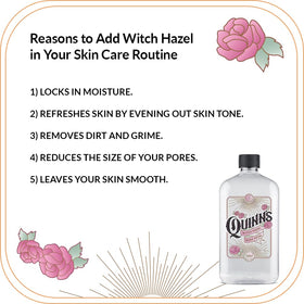Quinn’s application on cotton pad demonstrating gentle cleansing action