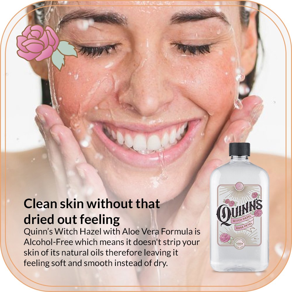 Quinn’s liquid texture being poured for a hydrating, non-drying feel