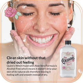 Quinn’s liquid texture being poured for a hydrating, non-drying feel