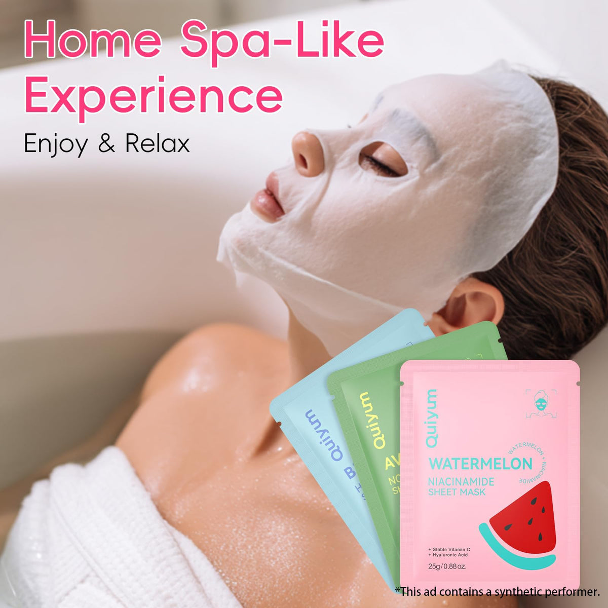 QUIYUM blueberry face mask essence texture highlighting hydration boost