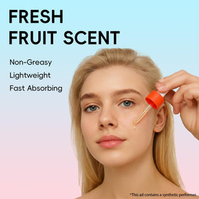 QUIYUM cloudberry ceramide serum dropper texture demonstrating barrier support