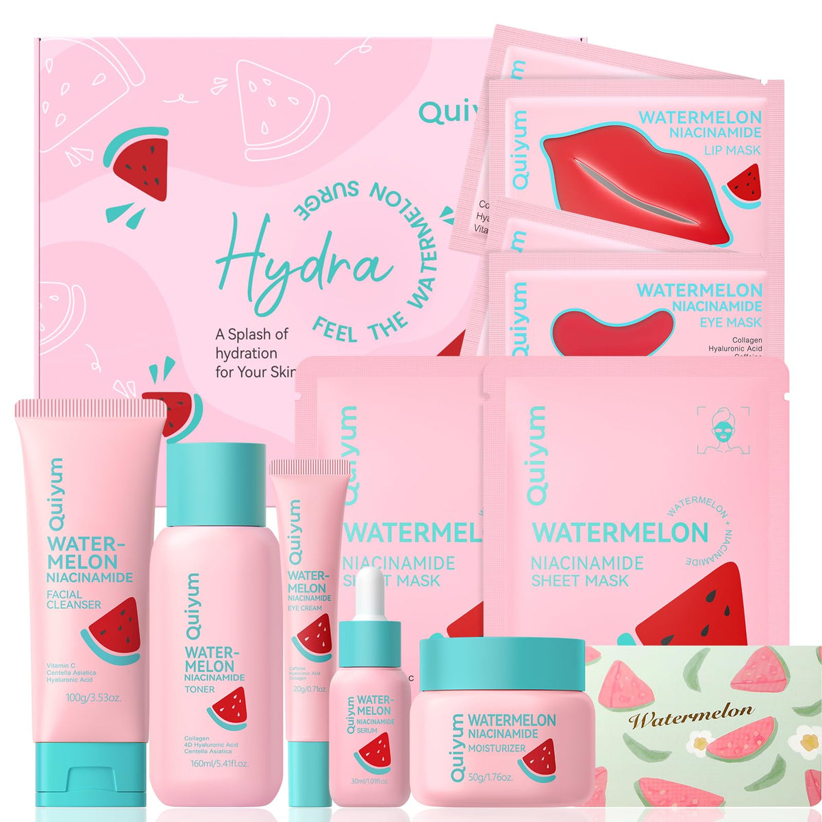 QUIYUM set front packaging showing full 11-piece kit and gifting appeal