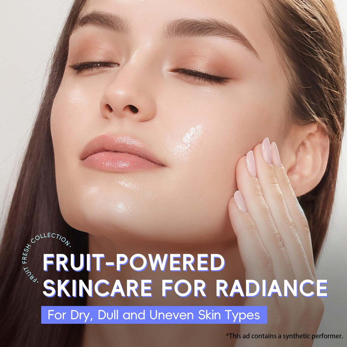 QUIYUM fruit sheet masks spread illustrating targeted single-use treatments