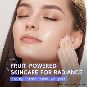 QUIYUM fruit sheet masks spread illustrating targeted single-use treatments