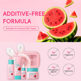 QUIYUM skincare on bathroom counter depicting easy daily ritual