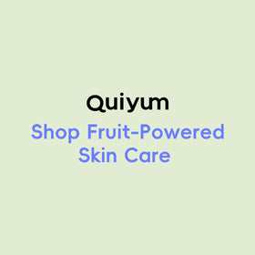 QUIYUM lifestyle spa at home scene showing easy at-home glow-up routine