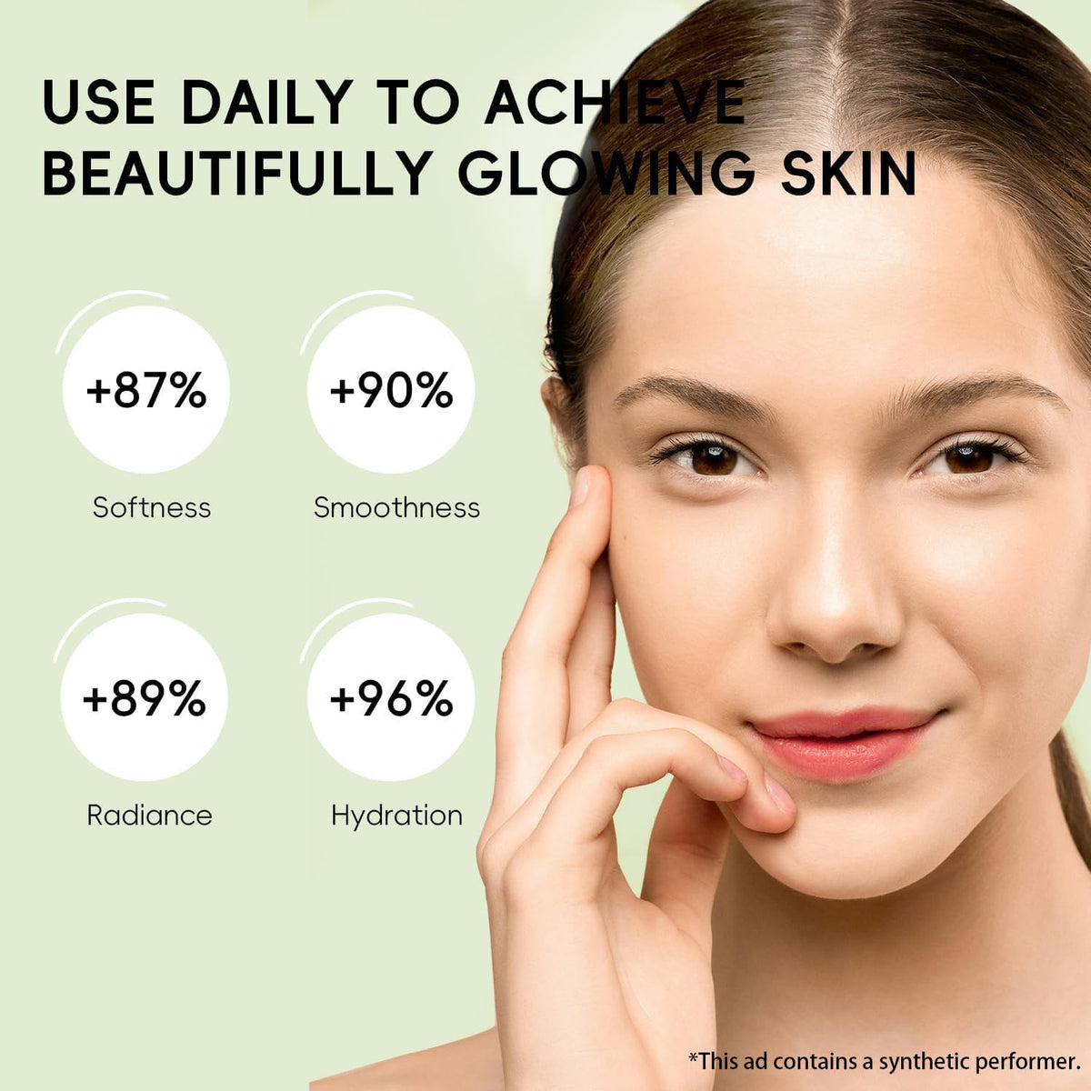 QUIYUM watermelon serum close-up showing hydrating texture and glow