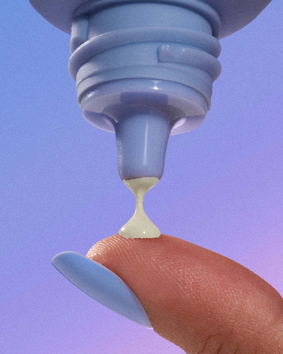 R&R sun serum untinted swatch on skin demonstrating natural, non-whitecast benefit
