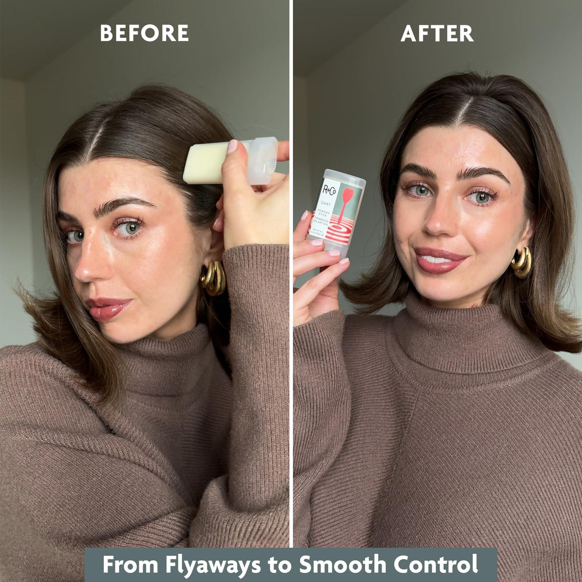 R+Co product label and ingredient list showing vegan, paraben-free benefits