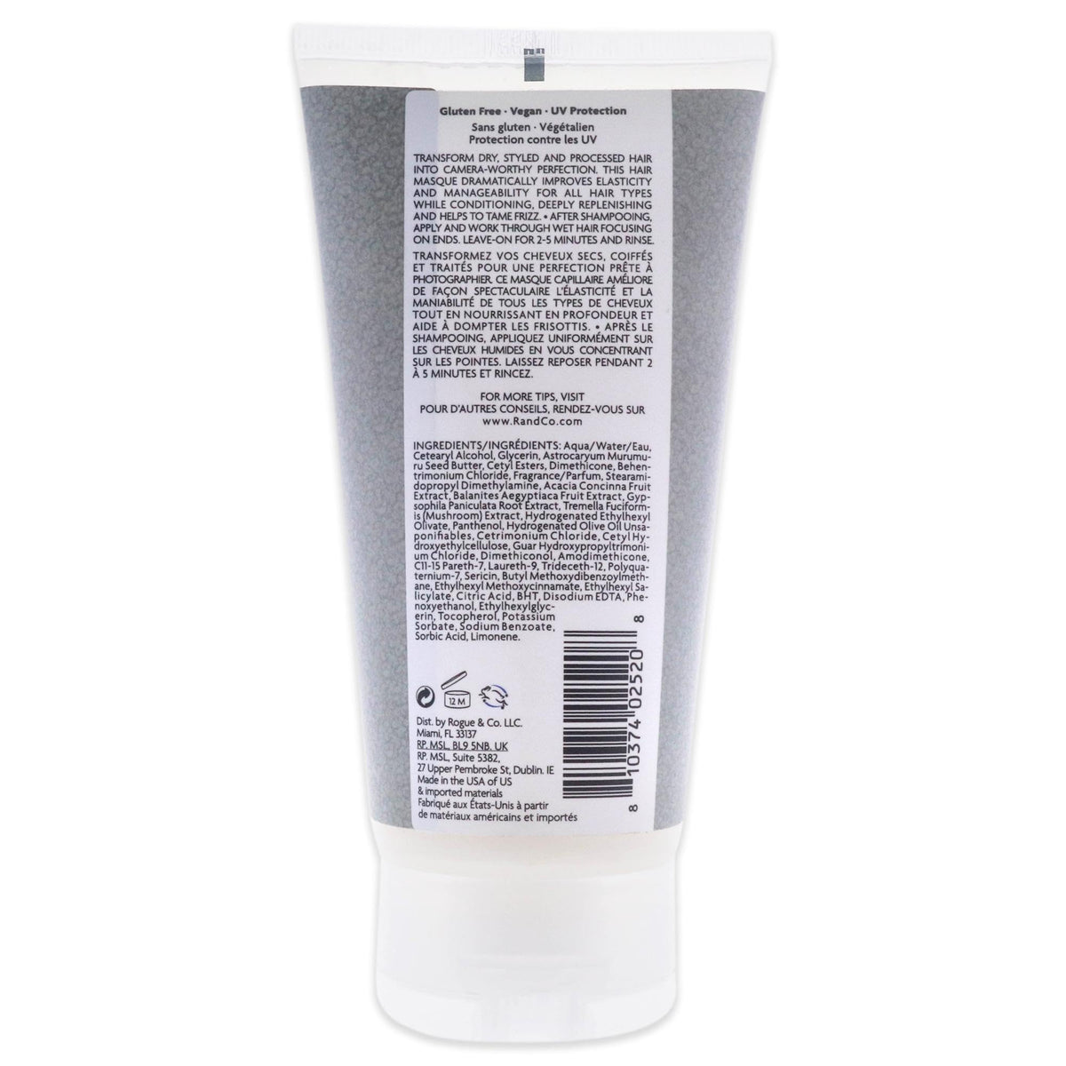 R+Co TELEVISION creamy masque texture close-up showing rich hydration