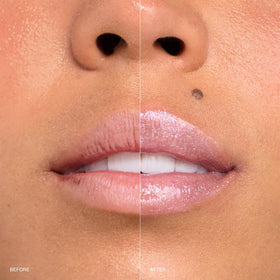 r.e.m. beauty swatches on skin showing Jelly Sandals duochrome and color payoff