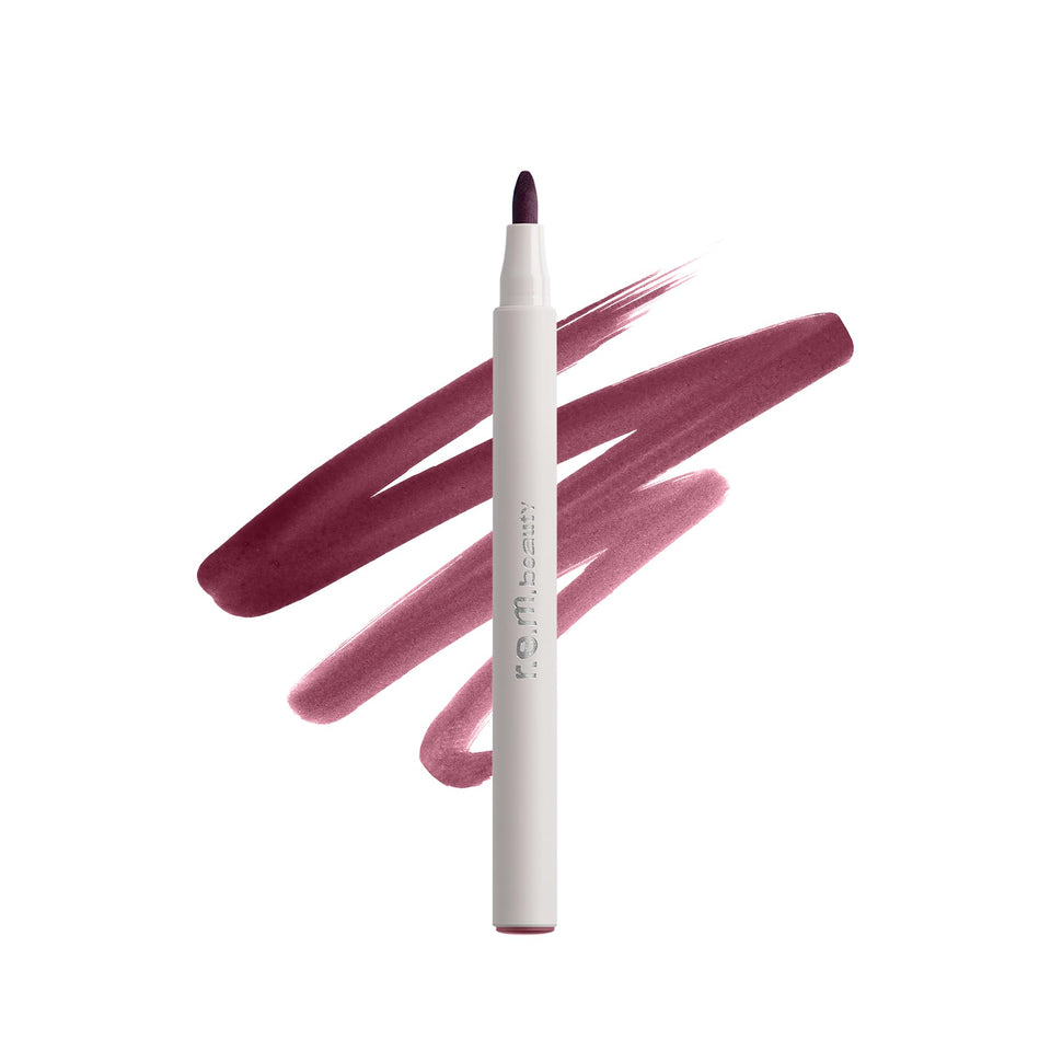 r.e.m. beauty marker front packaging showing shade name and pen tip benefit