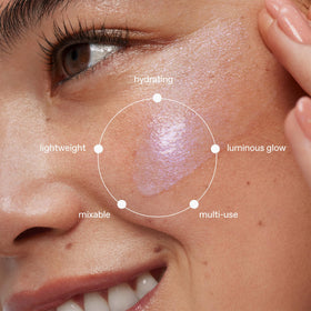r.e.m. beauty label and ingredients panel emphasizing skincare-forward benefits