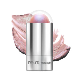r.e.m. beauty Eclipse Glow Stick front packaging showing sleek stick and label, easy portability