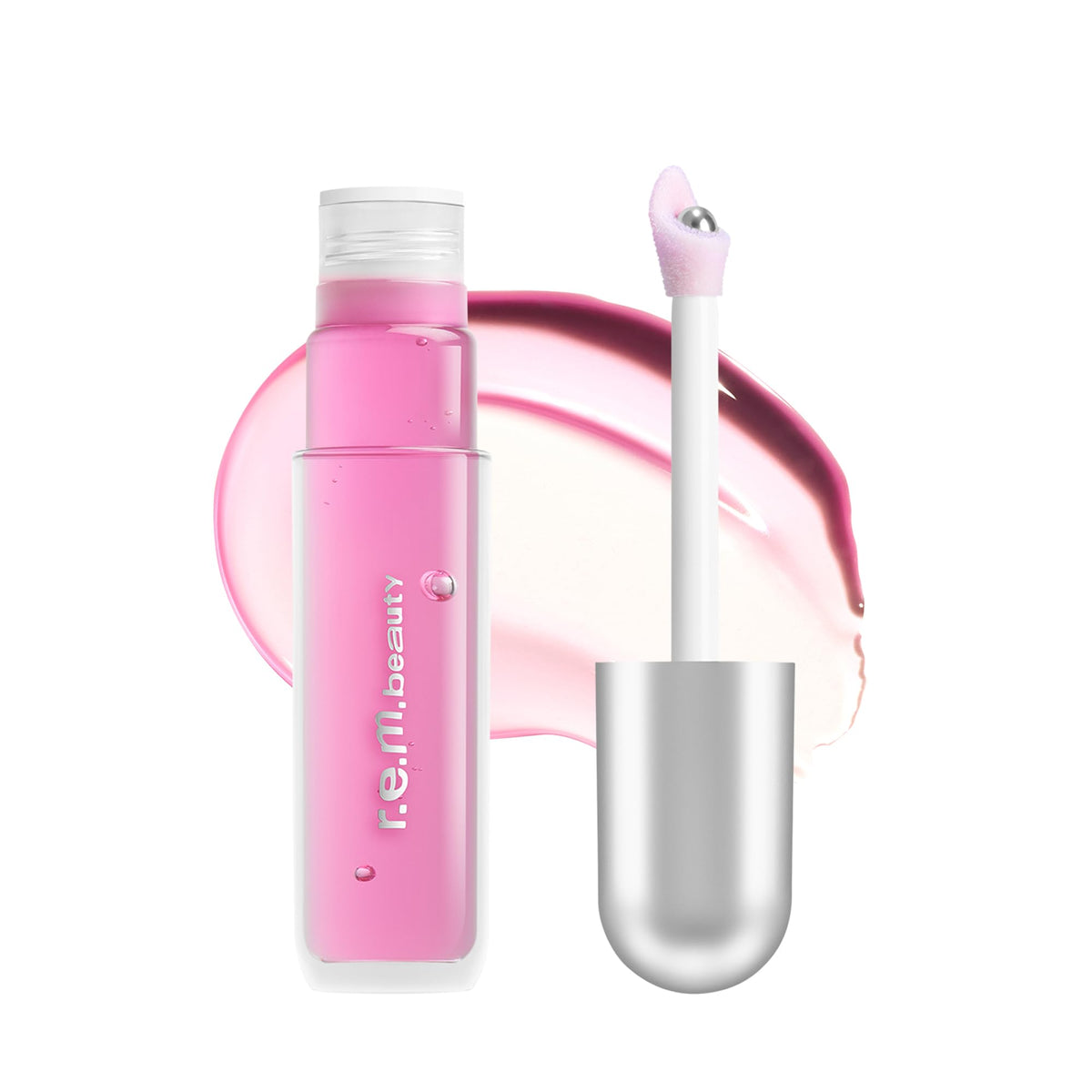 r.e.m. beauty front packaging of Raspberry Drip showing shade and branding for easy selection