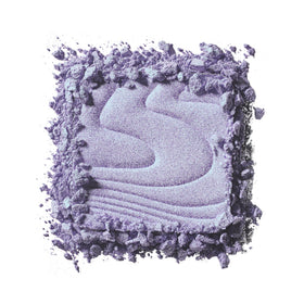 r.e.m. beauty powder swatch close-up displaying Miss Neptune shimmer, shows multi-dimensional shine