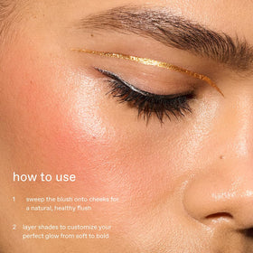 r.e.m. beauty palette in hand demonstrating compact size and easy portability