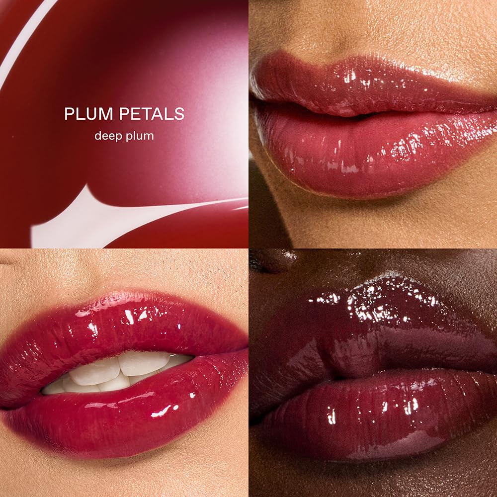 r.e.m. beauty close-up of gloss texture showing silky non-sticky benefit