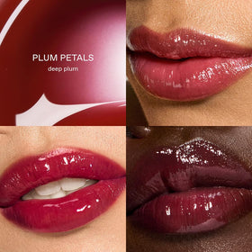 r.e.m. beauty close-up of gloss texture showing silky non-sticky benefit