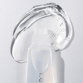 r.e.m. beauty glideable jelly texture on fingertip showing hydrating finish