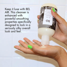 R+Co pump dispenser close-up showing easy application and controlled use