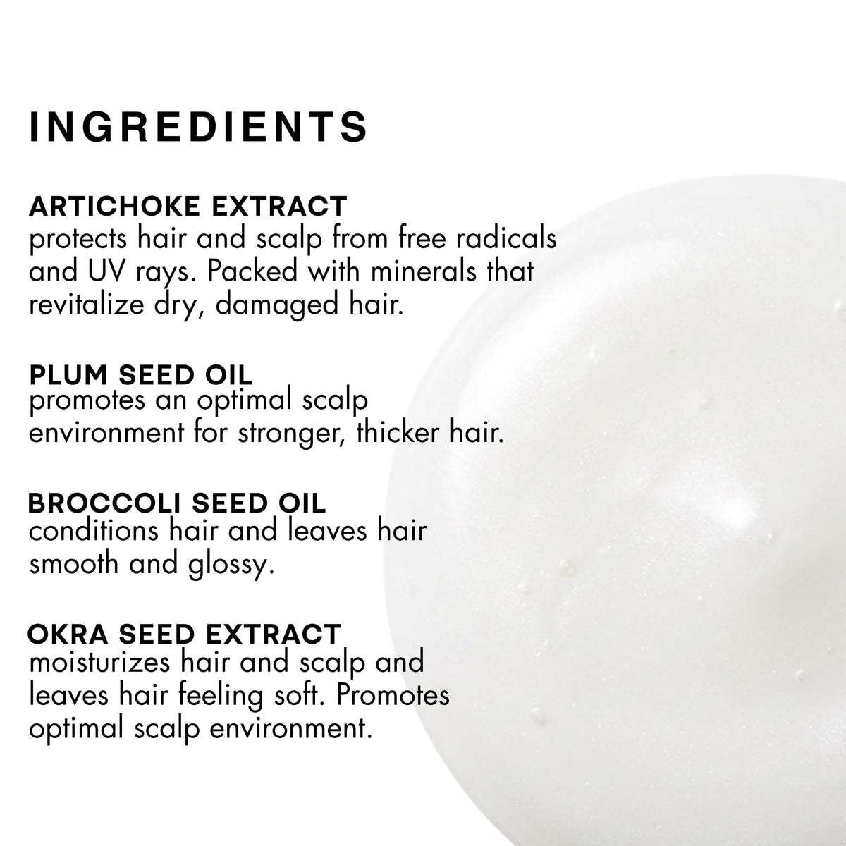 R+Co shampoo in hand being applied showing easy spread and lightweight feel