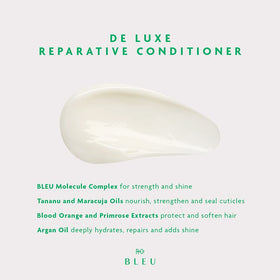 R+Co BLEU De Luxe creamy texture close-up for rich hydration