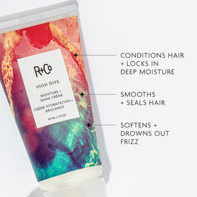 R+Co HIGH DIVE texture close-up displaying creamy consistency for easy smooth application