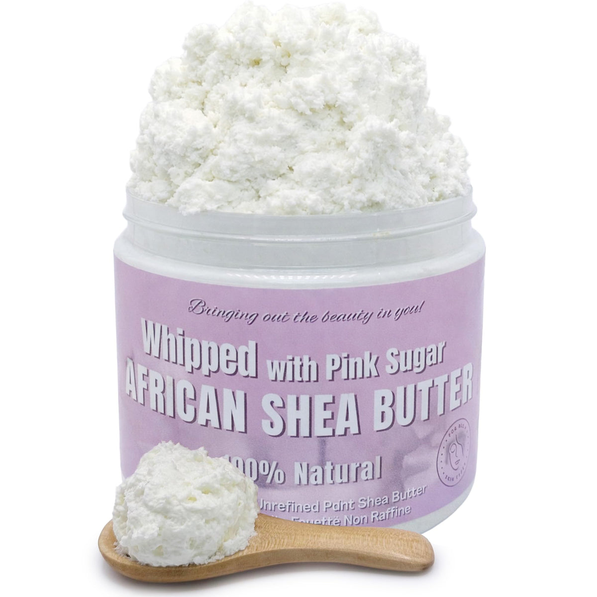 RA COSMETICS front jar showing Pink Sugar label and moisturizing benefit
