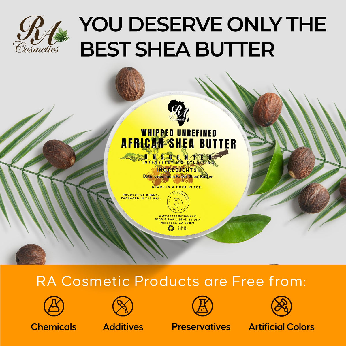 RA Cosmetics on fingertip smoothing lips for softer, protected lip skin
